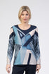 Jessica Graaf Abstract Print Knit Top with Diamanté Detail - 30767-020