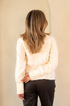 Kimara Rune Textured Fringe Pearl-Button Blouse RUNE - Off White