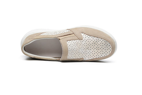 G Comfort Womens Gold Combi S-2731TC G-Comfort Tex Waterproof Leather Wedge Runner