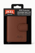 JKEL Leather RFID S-5 Pop-Up Wallet Black