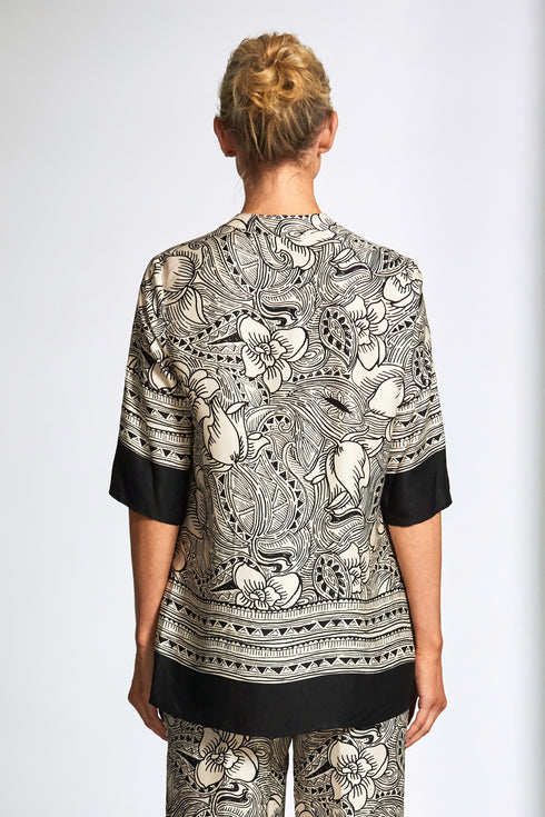 Peruzzi S25124 Woodblock Print Top