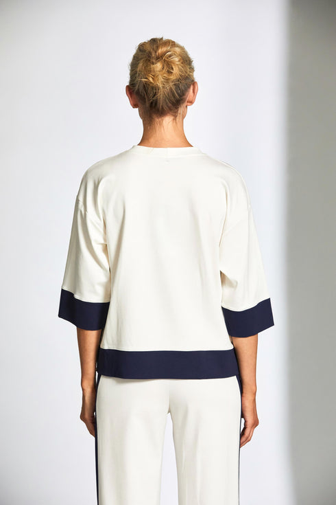 Peruzzi Contrast Zip Top S25178