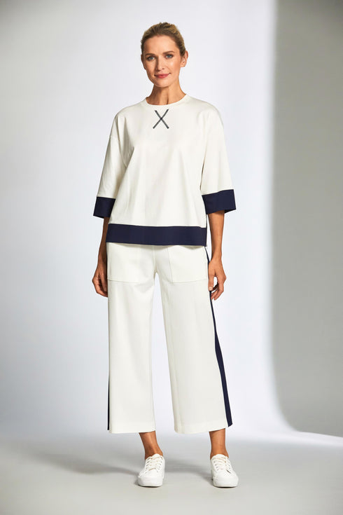 Peruzzi Contrast Zip Top S25178