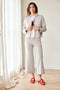 Peruzzi Women's Soft-Touch Deep Cuff Trousers 81 Silver S2611400