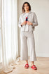 Peruzzi Women's Soft-Touch Deep Cuff Trousers 81 Silver S2611400