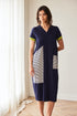 Peruzzi Stripe Longline Dress with Pocket Detail S26143