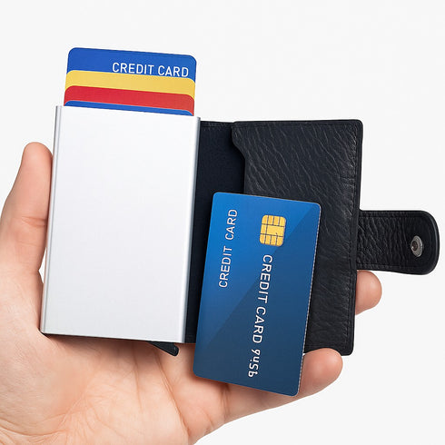 JKEL Leather RFID Pop-Up Wallet S6