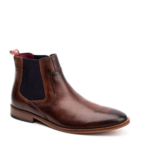 Base London Scout Washed Chelsea Boots Brown