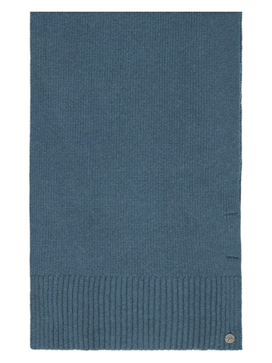 Petrol Ribbed Knit Winter Scarf SCR845 5202 - Storm Blue