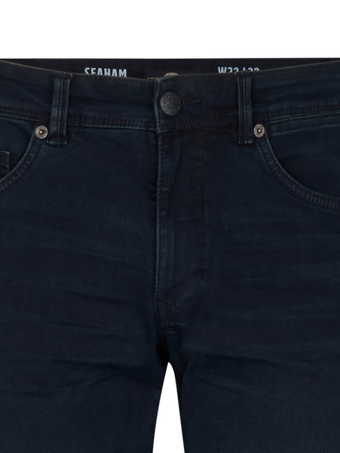 Petrol Men's Slim Fit Jeans SEAHAM-5800 Dark blue