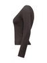 Hailys Ladies Al44essia Square Neck Long Sleeve Top - Cocoa SHI2508024CO