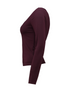 Hailys Ladies Al44essia Square Neck Long Sleeve Top - Dark Cherry SHI2508024DC