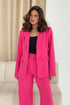 Girl In Mind Stevie Classic Fitted Blazer Fuchsia S18887
