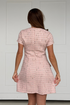 Girl in Mind Women's Babett Short Sleeve Mini Dress Pink SI9244-A