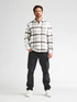 Petrol Industries Heavyweight Cotton Check Flannel Shirt SIL410 0112 - Seashell White