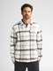Petrol Industries Heavyweight Cotton Check Flannel Shirt SIL410 0112 - Seashell White