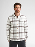 Petrol Industries Heavyweight Cotton Check Flannel Shirt SIL410 0112 - Seashell White
