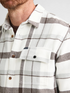 Petrol Industries Heavyweight Cotton Check Flannel Shirt SIL410 0112 - Seashell White