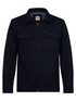 Petrol Industries Full-Zip Wool-Look Overshirt Jacket SIL418 5092 - Royal Navy