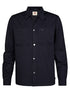 Petrol Utility-Style Long-Sleeve Shirt SIL424 5092 - Royal Navy
