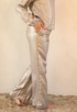 Kimara Silke Metallic Wide-Leg High-Waist Trousers SILKE - Gold