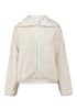 Hailys Ay44liva Embossed Heart Plush Zip Jacket SJA-2601079 - Cream