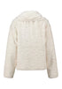 Hailys Ay44liva Embossed Heart Plush Zip Jacket SJA-2601079 - Cream