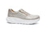 G Comfort Taupe Metallic & Mesh Ultra Light Sneakers with Side Zip SP-1561T