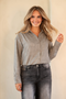 Kimara Sterre Checked Blouse Jacket Hybrid STERRE - Black/Beige