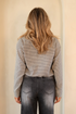 Kimara Sterre Checked Blouse Jacket Hybrid STERRE - Black/Beige