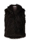 Hailys Fi44na Shaggy Faux Fur Gilet SUM-2601017 - Cocoa Brown