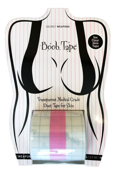 Secret Weapons Clear Boob Tape 5m – Lift, Separate & Boost Cleavage SW044