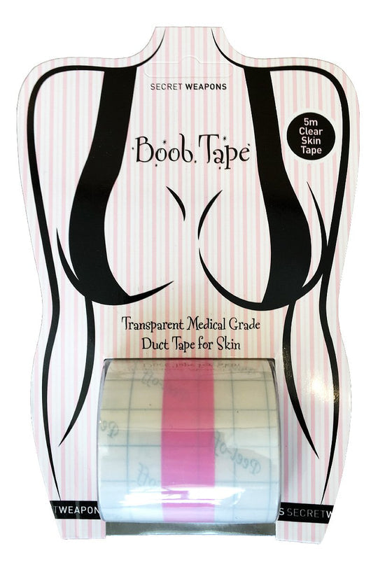 Secret Weapons Clear Boob Tape 5m – Lift, Separate & Boost Cleavage SW044