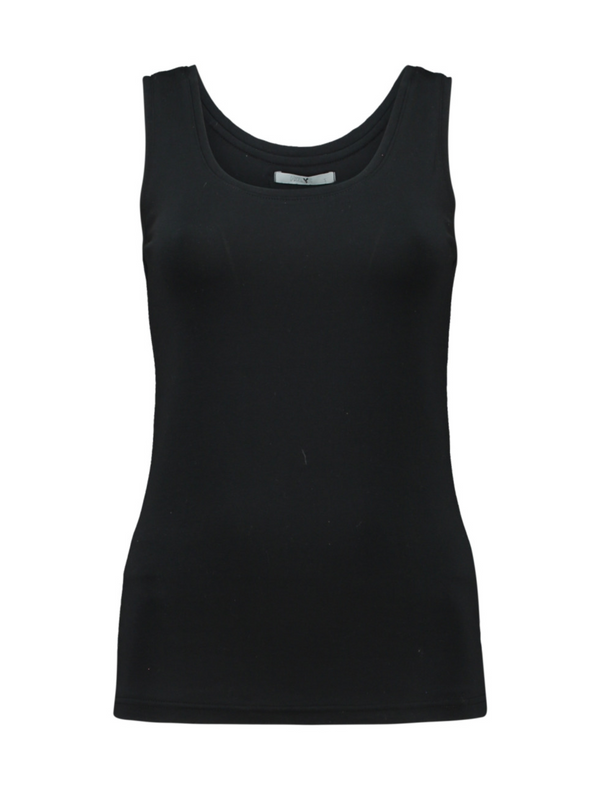 Hailys Ladies Sa44nsa Scoop Neck Tank Top - Black SYN2502043BK