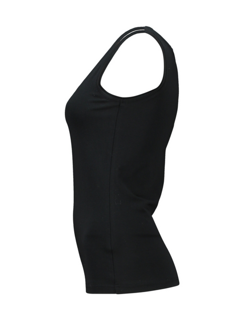 Hailys Ladies Sa44nsa Scoop Neck Tank Top - Black SYN2502043BK