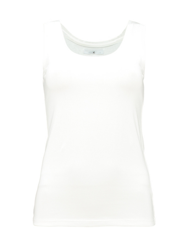 Hailys Ladies Sa44nsa Scoop Neck Tank Top - Off White SYN2502043OW