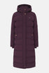 Lighthouse Savannah AW26 in Damson/Grape Longline Padded Winter Coat with Recycled Fill