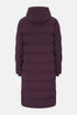 Lighthouse Savannah AW26 in Damson/Grape Longline Padded Winter Coat with Recycled Fill