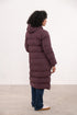 Lighthouse Savannah AW26 in Damson/Grape Longline Padded Winter Coat with Recycled Fill