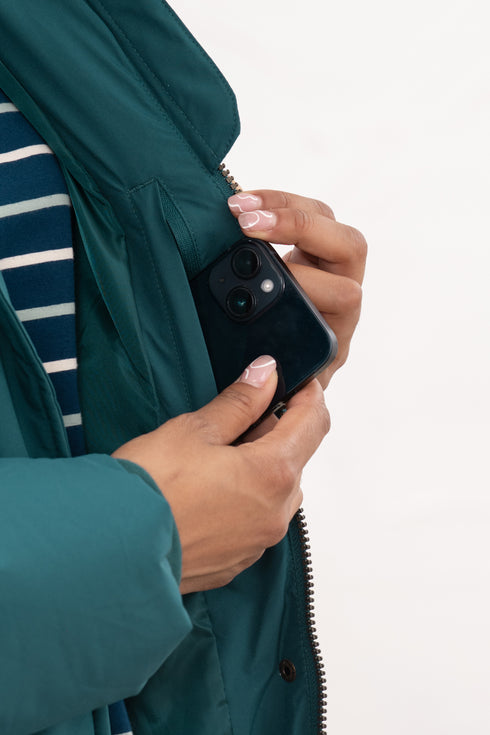 Lighthouse Savannah Women's Longline Padded Coat – Recycled Polyester