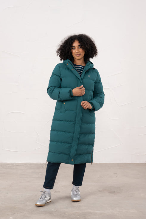 Lighthouse Savannah Women's Longline Padded Coat – Recycled Polyester