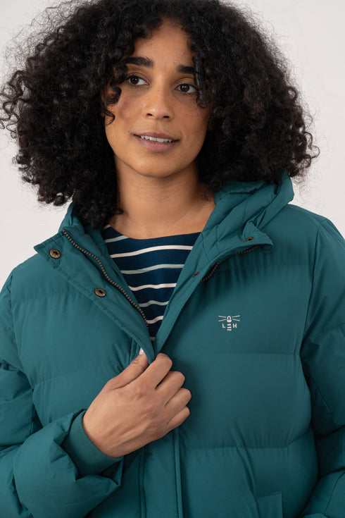 Lighthouse Savannah Women's Longline Padded Coat – Recycled Polyester