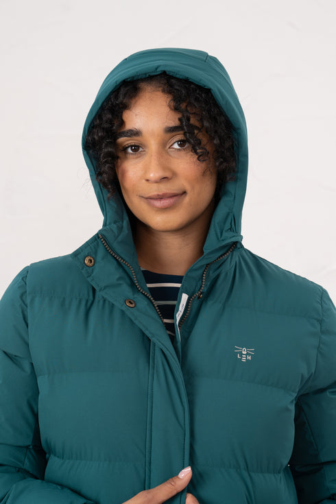 Lighthouse Savannah Women's Longline Padded Coat – Recycled Polyester