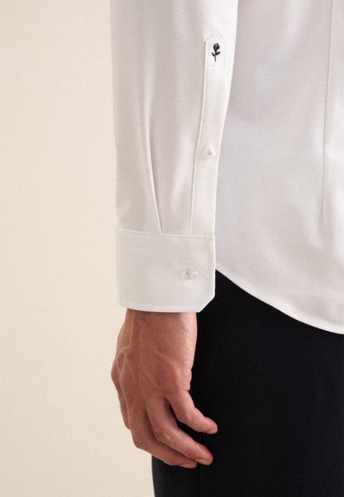 Seidensticker Non-iron Twill Business Slim-Fit Shirt with Kent-Collar 01.647220