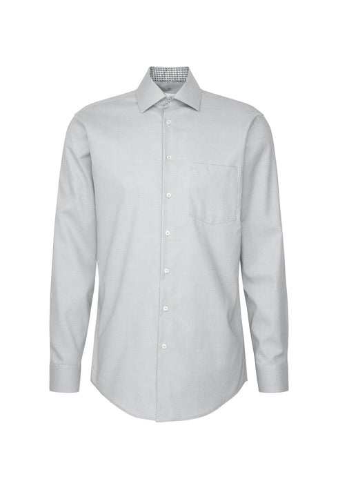 Seidensticker Non-iron Structure Business Regular Fit Shirt with Kent-Collar 01.146648