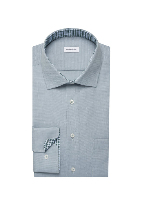 Seidensticker Non-iron Structure Business Regular Fit Shirt with Kent-Collar 01.146648