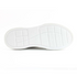 Heavenly Feet Womens White Shelby Litesoles Platform Trainer with Silver Detail