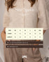 Kimara Fashion Women's Cream Lott Cardigan – Sustainable Knit Button-Down with 3/4 Sleeves