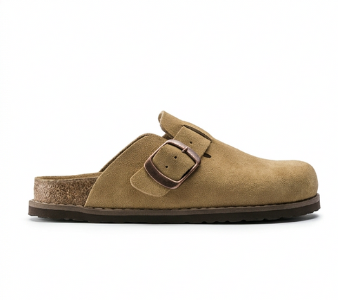 SUSST Cuba Clog Tan Suede