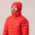 Mac In A Sac Men's Summit Flame Red Packable Duck Down Insulated Jacket